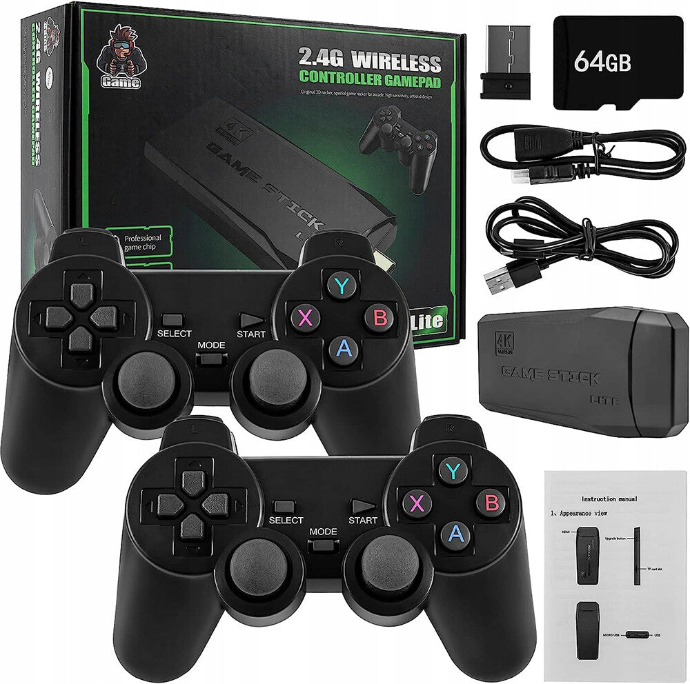 Consola retro Game Stick de RetroBit con 2 controles inalámbricos (foto 1 de 9)